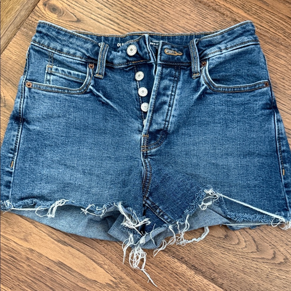 Old Navy Women's Distressed Blue Jean Shorts